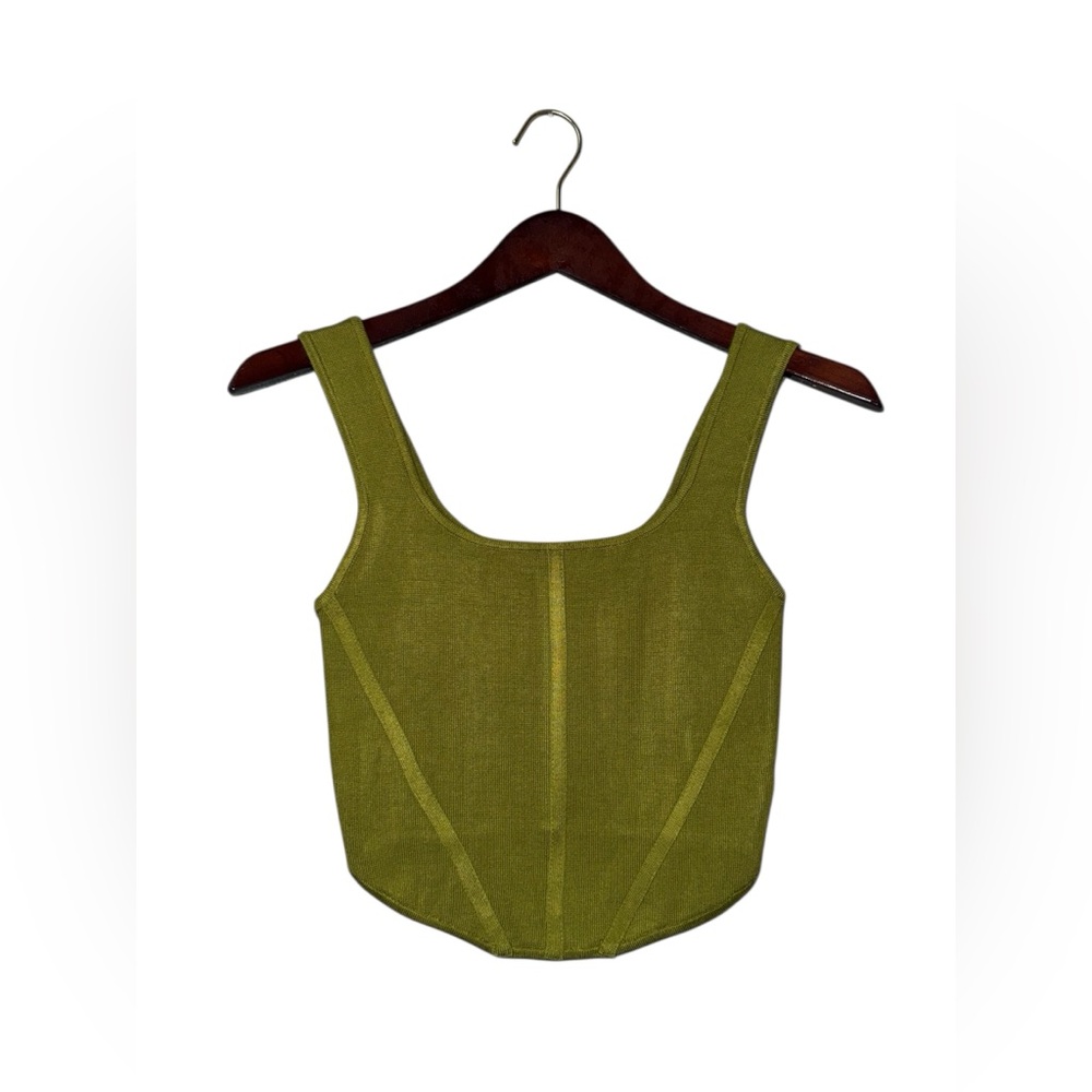 House of Harlow 1960 Olive Green Sleeveless Top Size S